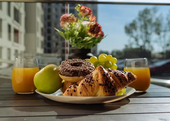 아파트 Charm Plaza Lujerului - Free Private Parking 부쿠레슈티